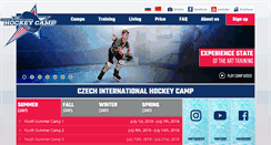 Desktop Screenshot of hockeycamp.cz