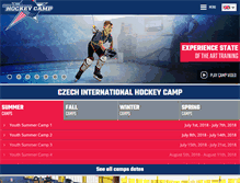 Tablet Screenshot of hockeycamp.cz